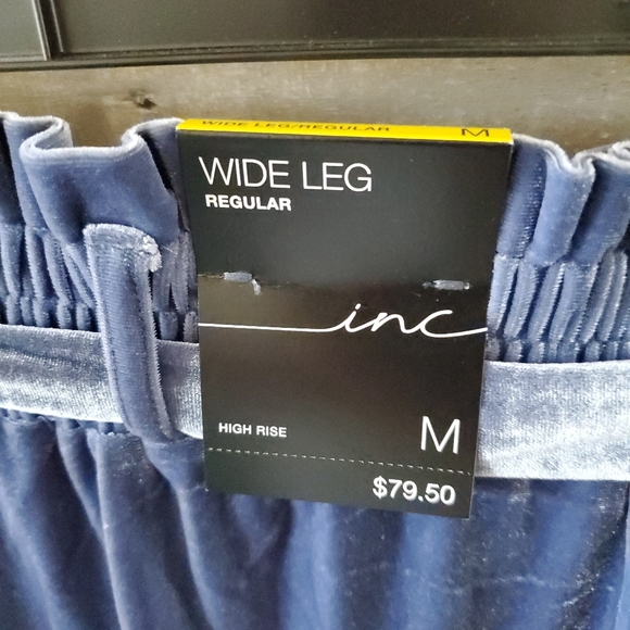 *INC VELVET WIDE LEG PANT* - Picture 4 of 5